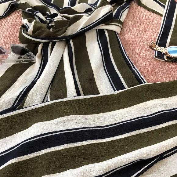 Striped Jumpsuit - Picture 3 of 3